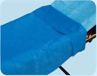 Everyday Stretcher Sheet Flat 40 X 90 Inch Blue Tissue/Poly Disposable, 980928 - Case of 50