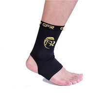 Ankle Brace, Best Ankle Support Suitable for Sports, Running, Jogging, Football etc - Joint Pain Relief, Reduce Foot Swelling, Increase Blood Circulation & and Injury Recovery Black(1 Single)