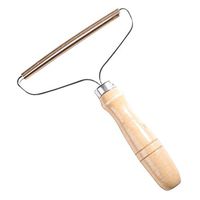 Portable Wood Lint Remover -Portable Fuzz Shaver, Reusable Double Sided Lint Remover, Travel Size Lint Remover