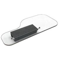 Clear Flip-Away Trimline Half Tray without Rim - Left