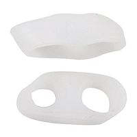 OD'lover 2pcs Comfortable Silicone Little Toe Valgus Corrector Separator Straightener Bunion Pads