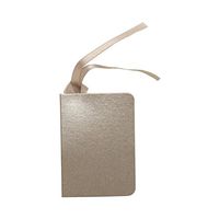 JAM PAPER Gift Tag with String - Small - 3 1/4 x 1 5/8 - Silver - 10/Package