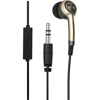 iFROGZ Ear PollutionPlugz IFPLGM-SV0 - Earbuds with MIC - Gold/Tan - incl. 3 pairs of ear bud tips in sizes S/M/L