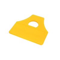 uxcell Yellow Polyethylene Windscreen Windshield Film Scraper Bubble Squeegee for Car