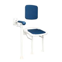 Elderly Bath Chair Three-Piece Bathroom Armrest Folding Bath Stool Back Assisted Disabled Handicap Seat (a)