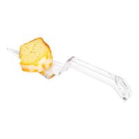 Cater Tek Clear Plastic Cake Server - Recyclable - 10" x 2" x 1" - 100 count box - Restaurantware