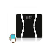 Weight Human Body Fat Intelligent Bluetooth Body Fat Fat Micro Small Program Body Fat 3 Y,Black