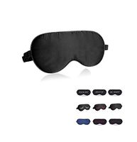 perfect trade Natural Silk Sleep mask & Blindfold,Eye mask for Sleeping, Black Sleep mask,100% Silk Sleep Mask for A Full Night's Sleep,Sleep mask for Women (Black)