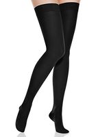 DCCDU Thigh High Compression Stockings, Firm Support 20-30 mmHg Gradient Compression with Silicone Band for Women & Men - Medical Support Hose Treatment Varicose Veins Swelling