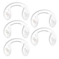 SUPVOX Eyeglasses Nosepads Push in Glasses Silicone Nose Pad Covers Holder 5pcs