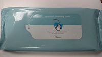 Wet Wipes - Personal Cleansing Cloth, Unscented, Non-Flushable 6 Packs of 42