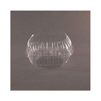 JF World Hinged Plastic Container Clear 6in 1ct
