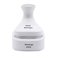 JIGAN Electric Scalp Head Massager Handheld Hair Massager Rechargeable IPX7 Waterproof Release Full Body Stress, for Back Shoulder Calf Pain