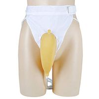 Urinal Pee Holder Urine Bag Collector Portable Wearable Collection Urinal Bag Ventilate Urine Collector Travel Incontinence Bags with Elastic Waistband for Men 1000ml (for Ladies)