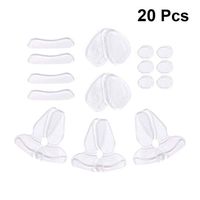 Healifty Gel Back Heel Pads Foot Care Protector for Travel Trip (10 Pair)