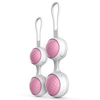 Kegel Balls Exercise Weight for Women Bladder Control and Pelvic Floor Exercises Tightening, Silicone Balls Pelvic for Beginners and Advanced Tightening,Pink