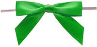 BAYWIND LTD; 2.75" Twist Tie Bows- 100pc (Emerald Green)