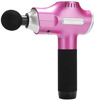 Muscle Massager Gun Deep Tissue Massager Fascia Gun Massage Gun High Frequency Physiotherapy 5 Kinds of Vibration Mode and 6 Massage Heads Fascia Gun Muscle Massager (Color : Pink)