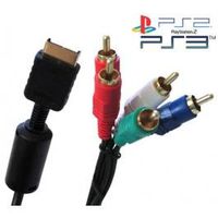 New Ps/Ps2/Ps3 Cable Component Connects To Component Equipped Tv Pc Monitor Or Projector Video Input