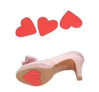 Ewanda store 10 Pairs Heart Shape Anti Slip High Heel Shoes Sole Protector Pads Sticker Non Slip Grip Cushion Stickers