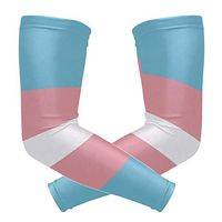 Anyangquji Transgender Pride Flag Arm Sleeve Protectiv for Man Elbow Brace for Arthritis (1 Pair)