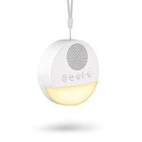 Portable White Noise Machine Cohotek Compact Sleep Therapy Sound Machine for Baby & Adults with 20 Soothing Sound, USB Rechargeable/Night Light/Volume Control/Memory Function/Lanyard for Hanging