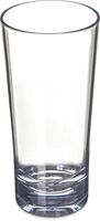 Carlisle 5614-407 Alibi Heavy-Weight Plastic Beverage Glass, 14 oz (Set of 4)