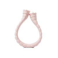 Bib hot Water Bag hot Shoulder and Neck Water Injection U-Shaped Warm Water Bag Explosion-Proof Cervical Warm Baby@Apricot