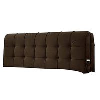 Qi Peng Mat Cushion - Bed Backrest Cushion Headboard Bed Pillow Pillow Padded Waist Washable Sofa Cushion (Color : F, Size : 190x10x58cm)