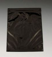 6" x 9" Colored Reclosable Poly Bag - Black (2 mil) (1000 Bags) - AB-270-29B