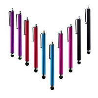 Importer520 10 Pcs Stylus Set Aqua Blue/Black/Red/Pink/Purple Stylus/styli Touch Screen for iPhone 4 4S 5 Samsung Galaxy S2 S3 S4 Note 8.0
