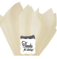 48Sheets Birch 20" x 30"Large Gift Wrap & Large Flower Decoration Crafting Tissues Paper with Decorative Thanks Gift Tags