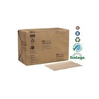 13" x 8.5" Brown Kraft X-Press Napkin - 6000 per case - 12 packs of 500 Napkins