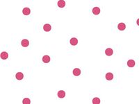 Pack Of 1, 30"X100' Large Hot Pink Dots Classic Print Cello Rolls 1.0 Mil Made In USA