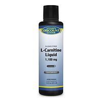 Vitamin Discount Center L-Carnitine Liquid 1100mg, Natural Vanilla Flavor 16oz
