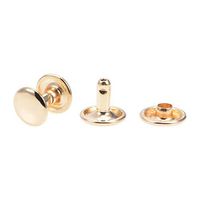 uxcell 20 Sets Double Cap Rivets Round Head Rivet Fasteners for DIY Leather Craft Decorations 10mm10mm