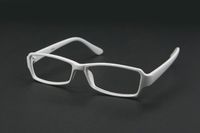Fashion Clear Slim Lens Thin Rim Eye Glasses P924CL (White)