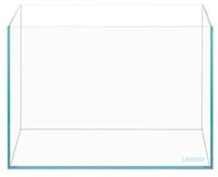 Landen 60P 17.1 Gallon Rimless Low Iron Aquarium Tank, 23.6" L × 11.8" W × 14.2" H (60cm x 30cm x 36cm) 6mm thickness with Nano Foam Leveling Mat 111004