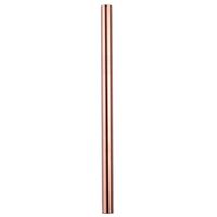 HP95 Stainless Steel Straws Extra Wide 12mm Reusable Metal Drinking Straws 8.5 Inch with Cleaning Brush for 20/30oz Tumbler Coffee Mug (Rose Gold)