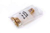 8" x 10" x 4 mil Clear Plastic Reclosable Bags with Zip Top and Writable White Block (Case of 1,000)