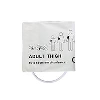 Huapa Infant/Child/SmallAdult/Adult/Large Adult/Adult Thigh Disposable balloonless Blood Pressure Cuff Single Tube Cuff(Adult Thigh)