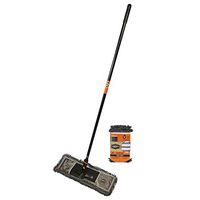 Value Pack: SWOPT 24" Dust Mop – 60" Steel Handle – Additional 24" Microfiber Refill – Machine Washable – Handle Interchangeable with Other SWOPT Products – Use on Tile, Laminate, Wood Floors
