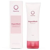 OrganiWash (2.5oz) - Mild Cleanser for The Body and Menstrual Cup - Organic Intimate Soap - Perfume-Free - Certified Vegan - Allergy Certified - Made in Denmark
