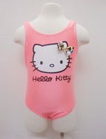 Hello Kitty Bathing Suits Leopard Bow Bathing Suit-Sizes: 2t/6x (Pink, 4)