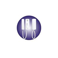 Aiphone Handset-to-Handset Intercom Kit Includes AT-206 and AT-306 (White)