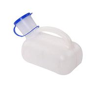 NHFF Urine Bottle, Re-useable Portable Urinal with Tube Old Man Chamber Pot Male Urinal Chamber Pot Bedpan Bed Urinal Pot Hospitalization (Color : White)