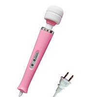 10 Speeds Wired Powerful Handheld Wand Massager with Strong Vibration, Personal Therapy Massager for Sports Recovery, Muscle Aches, Body Pain (Pink)