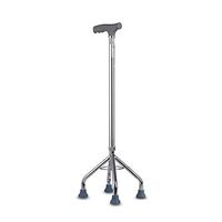 Qi Peng Crutches - Four-Legged Cane Non-Slip Cane Retractable Folding Disabled Elderly People with Mobility Impediment Crutch