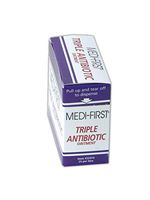 Medique MP22373 Medi-First Triple Antibiotic Ointment, 0.5 g, Standard, White/Blue (Pack of 25)