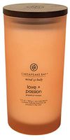 Chesapeake Bay Candle Scented Candle, Love + Passion (Grapefruit Mango), Large